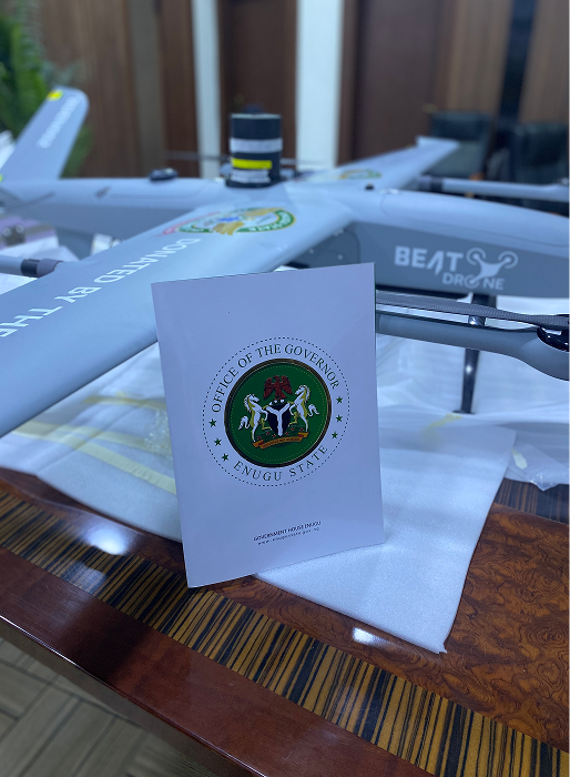 Drone with documents